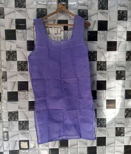 Mirror Work Chickenkari Kurta Set