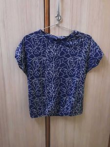 Abstract Print Blouse