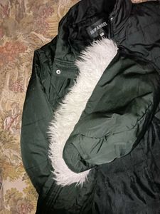 Stylish Black Quilted Coat