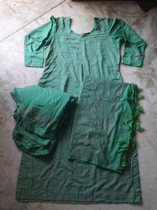 Kurta Salvar And Duppata Set