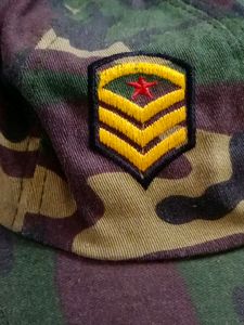 cap military print