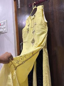 Beautiful Lemon Yellow Kurta Set😍