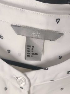 H&amp;M Hearts Long Sleeves Blouse