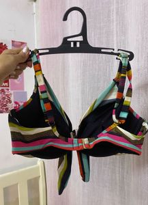 Striped Bikini Top