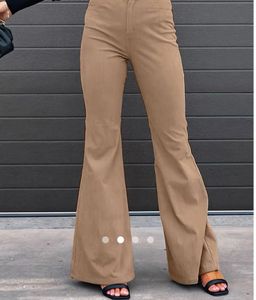 Brown Wide Leg Jeans