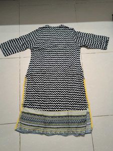 Morpankh Stylish Chevron Print Kurta