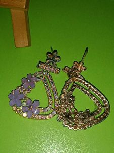 Floral Dangle Earrings