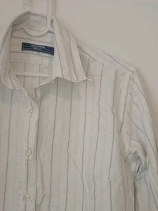 Striped White Shirt