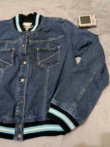 Y2K Babyphat Denim varsity Jacket