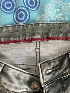 Hoffmen Grey and Black Denim Jeans