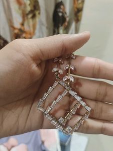 Elegant Diamond Drop Earrings