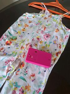 Beautiful   Floral Print Jumpsuit  For 👧 Girl