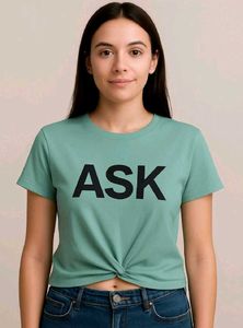 Stylish Green ASK Tee