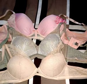 Imported Padded Bra Combo Set In Wholesale Price