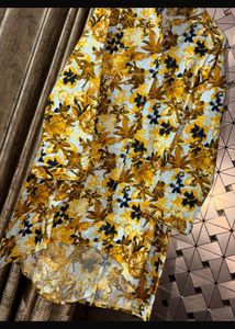 Floral Print Asymmetrical Top