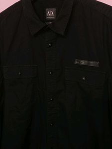 ARMANI EXCHANGE Mens Black Shirt