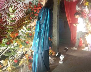 Elegant Teal Saree