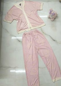 Cute Pink Pajama Set