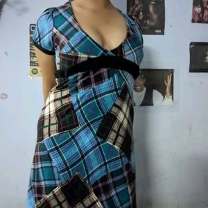 Plaid Mini Dress