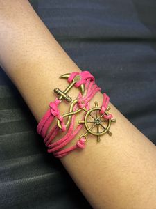 Pink Charms Bracelet