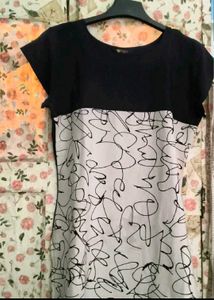 Black Printed Kurti