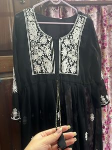 Black Embroidered Tunic