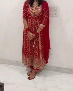 New Kurta Set Only One Time Wear With Matching Ban