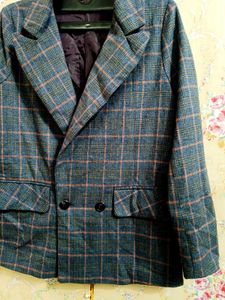 🇳🇿💫💗Men's Plaid Double-Breasted Blazer
