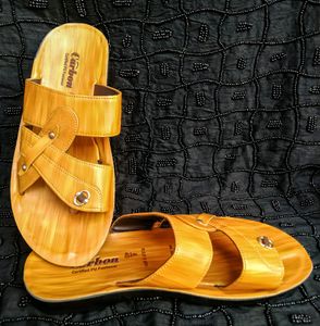🙀💜🆕 Brandate Golden Colour 🏅leader Slippers🥾.