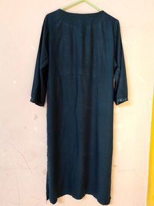 Melange Brand Navy Blue Colour Kurtas For Women