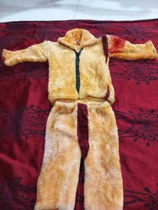 Fuzzy Purple Kids Outfit