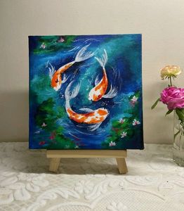 Mini Koi Pond Painting