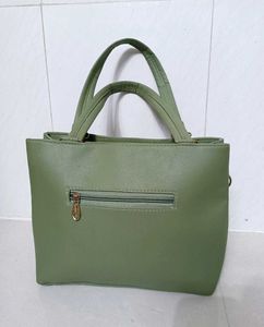 Women Green Handbag
