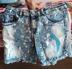 Funky Denim Shorts