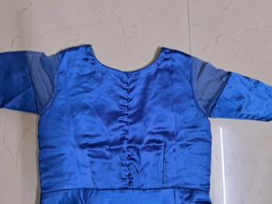 Elegant Blue Ethnic Gown