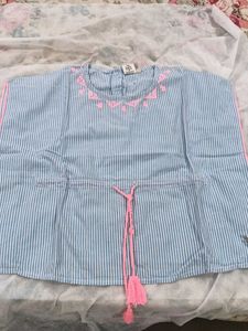 Kaftan Style Top For Girls Between 9-10 Yrs