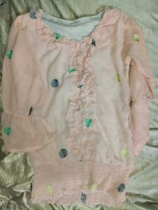 Cute Polka Dot Blouse