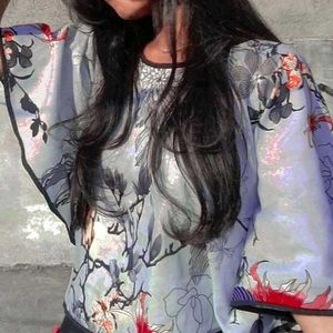Floral Print Scarf