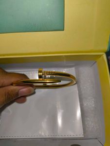 Cartier stainless steel gold nail bracelet 💕