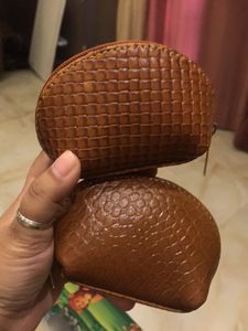 Vintage Brown Coin Purses - Set of 2