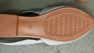 Flat Sandal In Light Grey Color Size 41 Never Wore