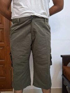 Olive Cargo Shorts