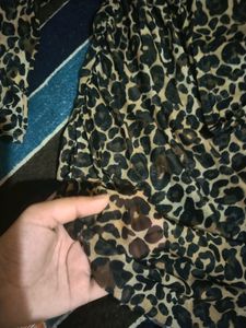 🎀 Animal printed transparent Mini Dress 🎀