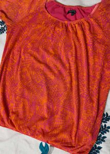 George Women Printed Regular Fit Elastic Nylon Top