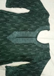 Green Kurta Set