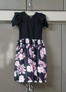 Cute Black & Floral Dress