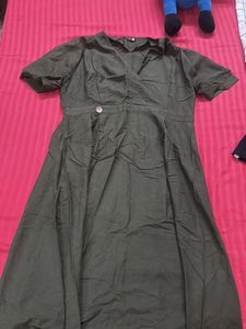 Olive Green Dress