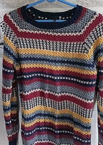 GUESS Striped Knit Sweater