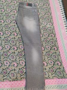 Gray Denim Jeans