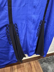 Elegant Blue Abaya